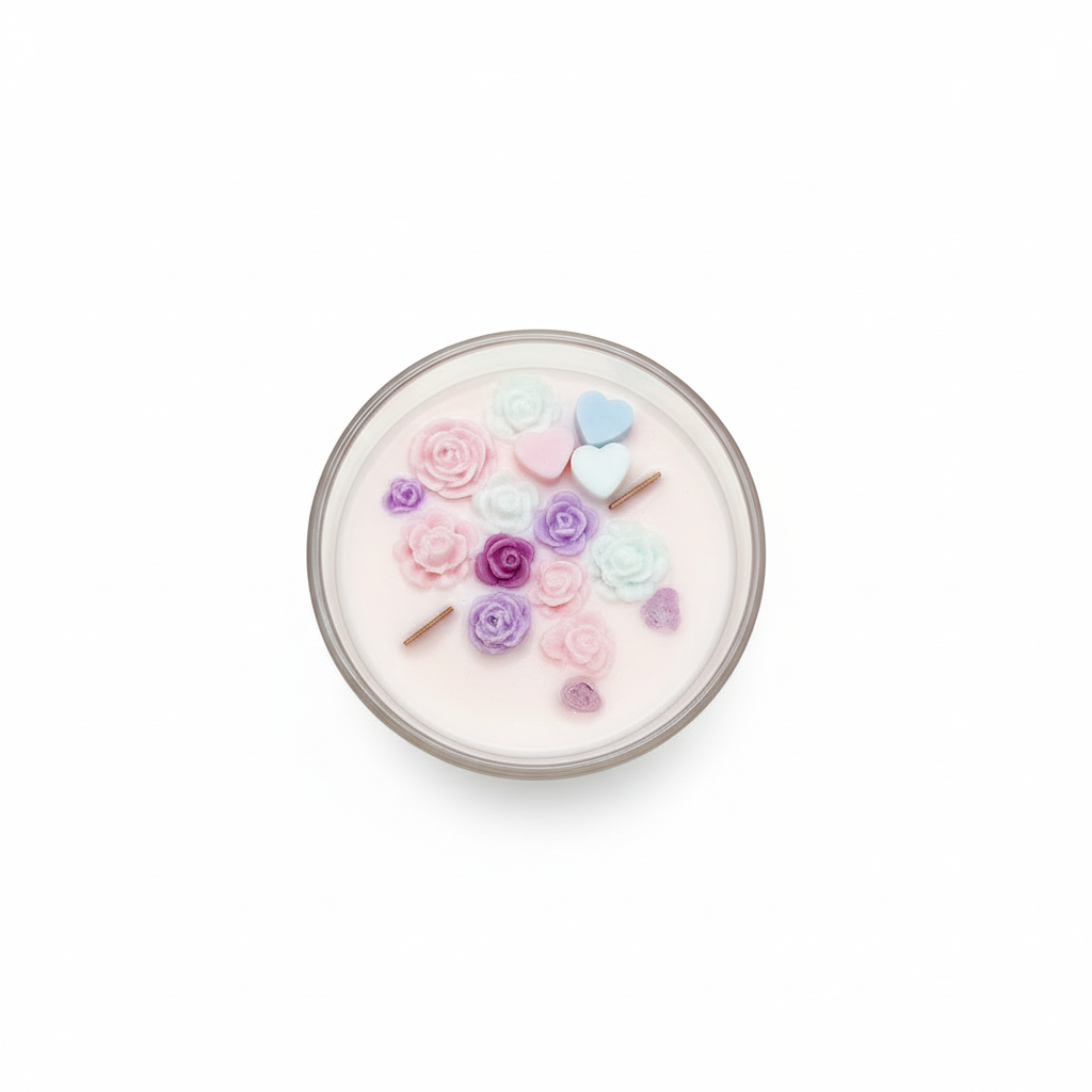 Overhead view without extra purple dots