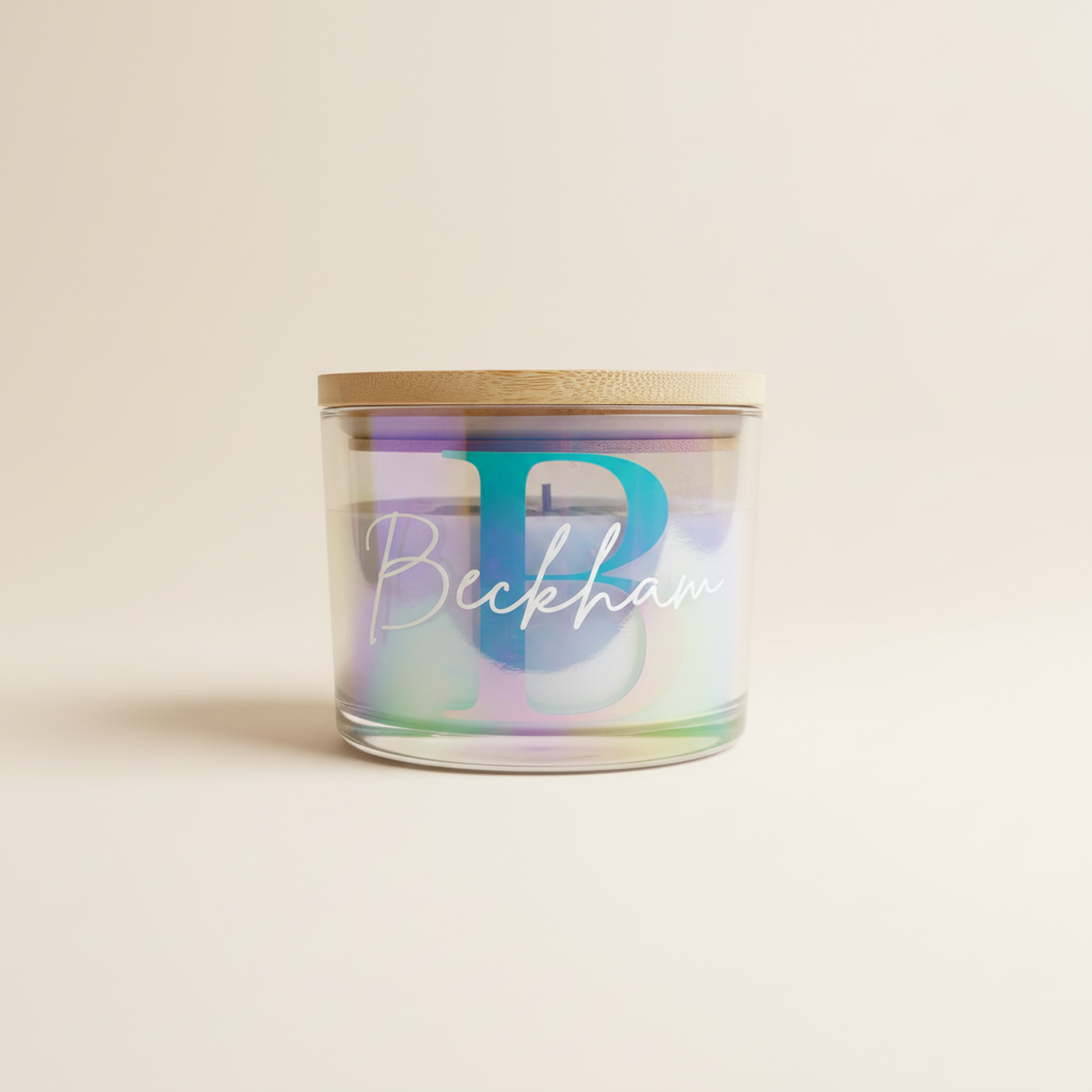 Clean backdrop Beckham candle