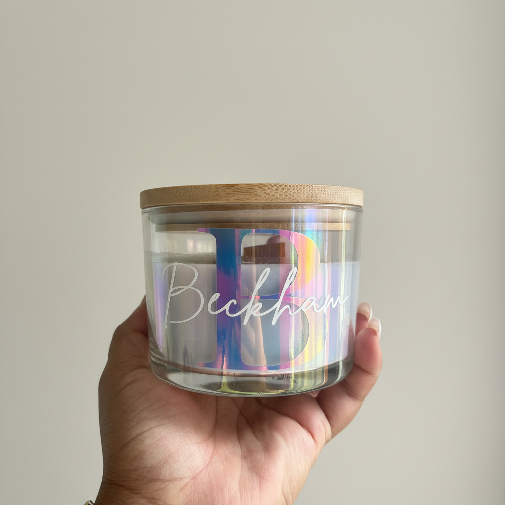 Clean backdrop Bellafini candle